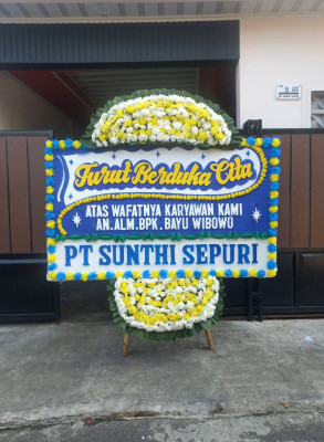 Papan Bunga Duka di Tulung